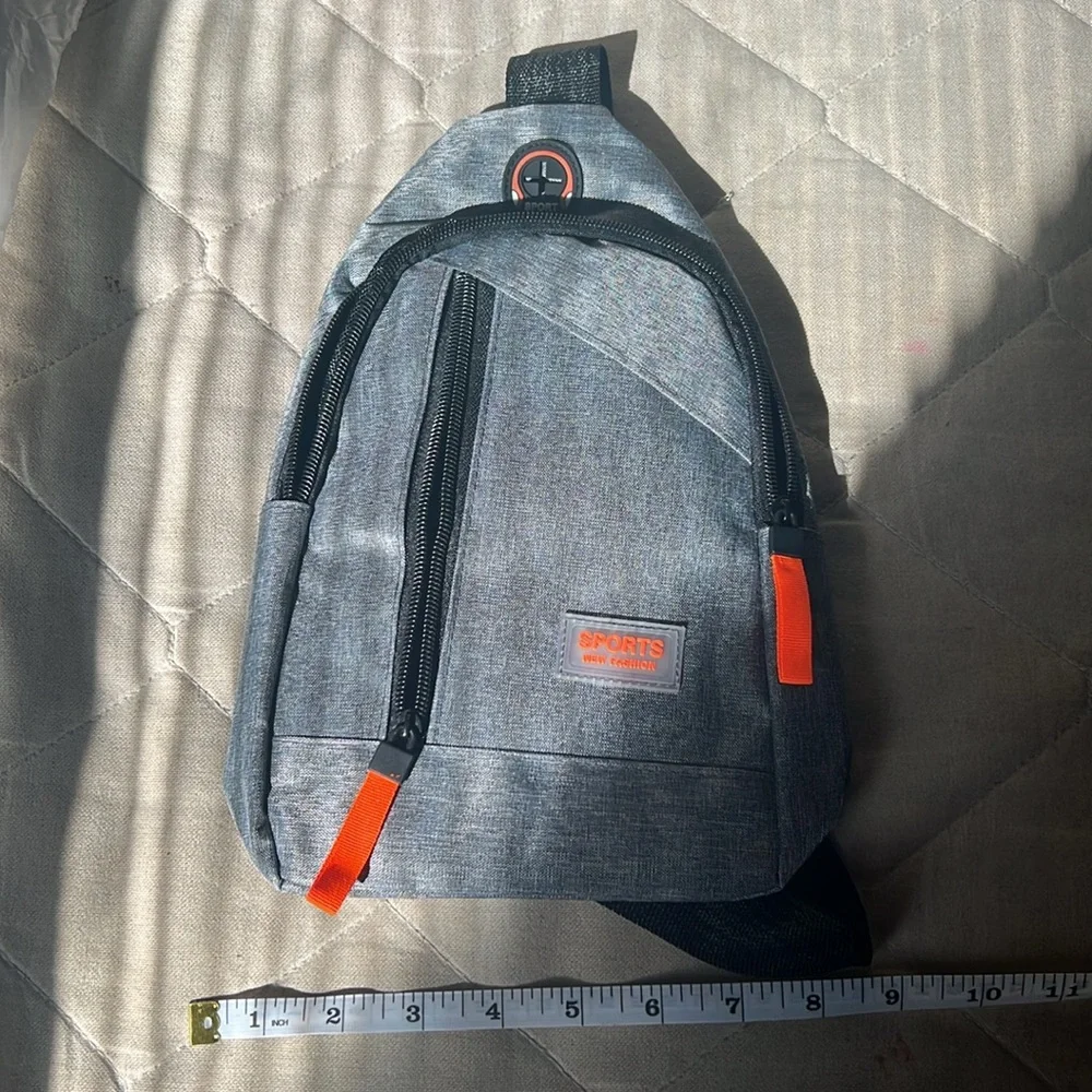 Small Gray Chest Bag - Picture 4 of 5